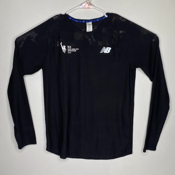 New Balance 2023 New York City Marathon Running Long Sleeve Small - Picture 1 of 5